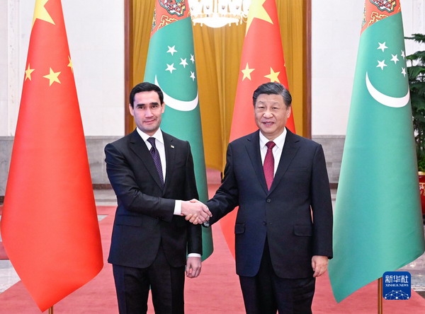 President Xi Jinping Holds Talks with President of Turkmenistan Serdar Berdimuhamedov